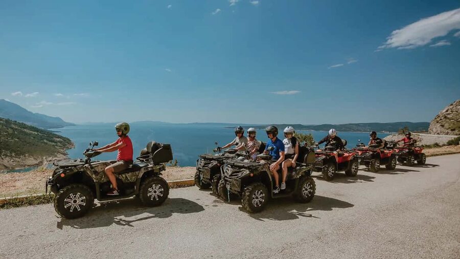 Omiš/Split Expedition: 65 km Quad Tour to Hidden Waterfalls - How the quads feel on a four-hour route