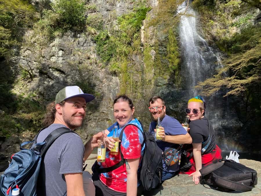 Osaka: Mino Forest Walk and Giant Waterfall with Local Lunch - Key points at a glance