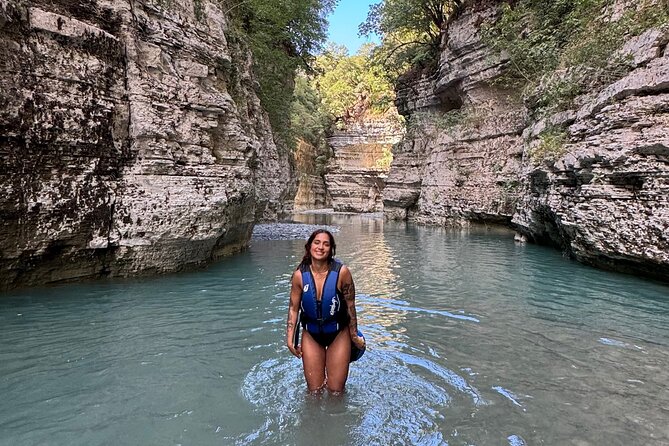 Osumi Canyon Swim, Float, Explore & Bogove Waterfall - Entering Osumi Canyon by water