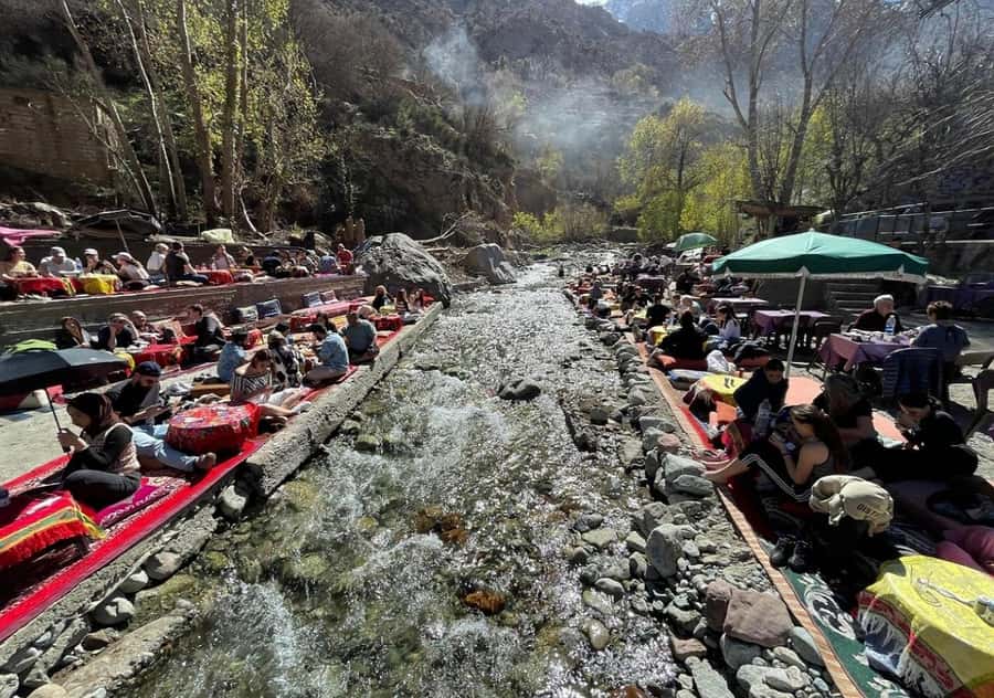 Ourika Valley Day trip: Hike, waterfall, lunch and Relax - Walking to the Setti Fatma waterfalls