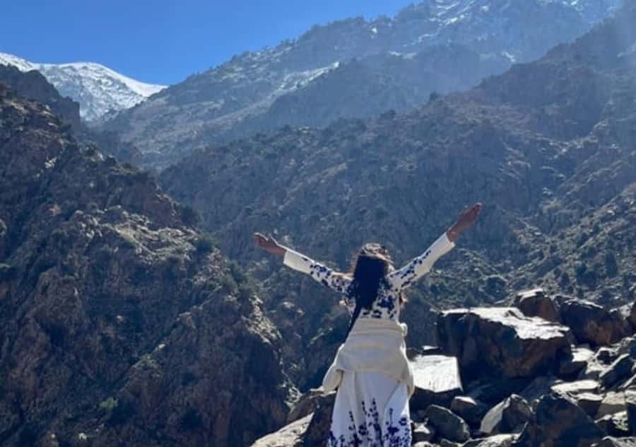 Ourika Valley Day trip: Hike, waterfall, lunch and Relax - Lunch beside the Ourika River