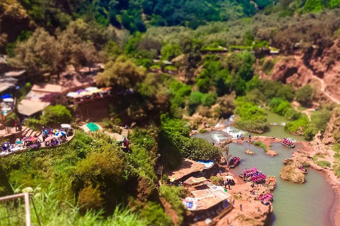 Ouzoud Waterfalls Guided Hike and Boat Trip from Marrakech - The short boat ride at the foot of the falls