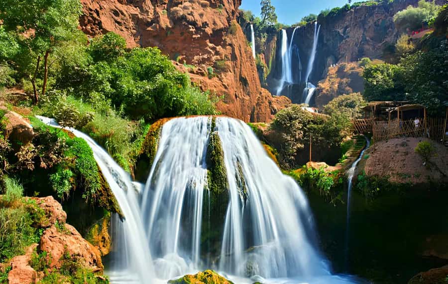 Ouzoud Waterfalls: Majestic Guided Hike and Adventure - Climbing back up after lunch