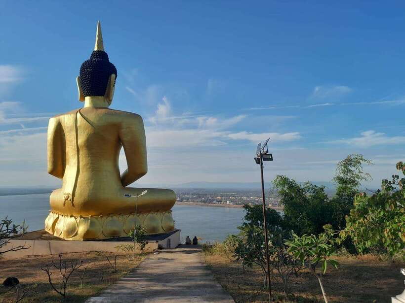 Pakse: Mystic Falls & Timeless Temples of Southern Laos Tour - Wat Phousalao closes the day with a view