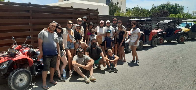Paphos: Buggy Tour Akamas incl and Adonis Falls - Starting near Peyia with a clear safety briefing