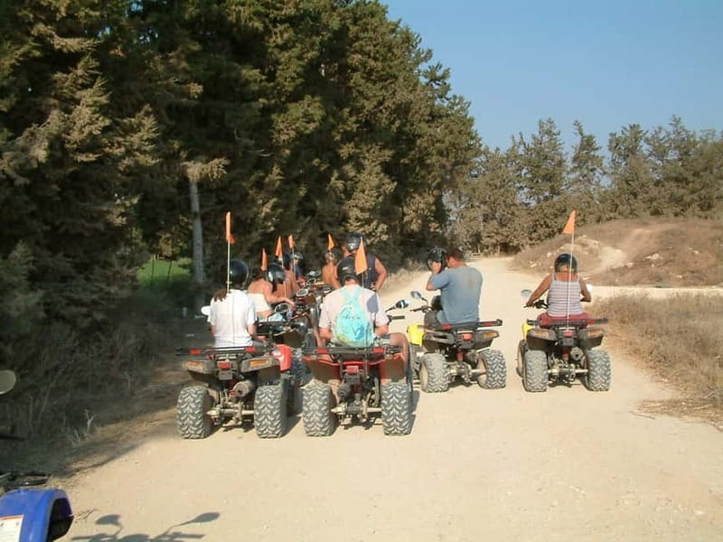 Paphos: Quad and Buggy Afternoon Safari to Adonis Waterfalls - The ride toward Mavrokolympos Dam