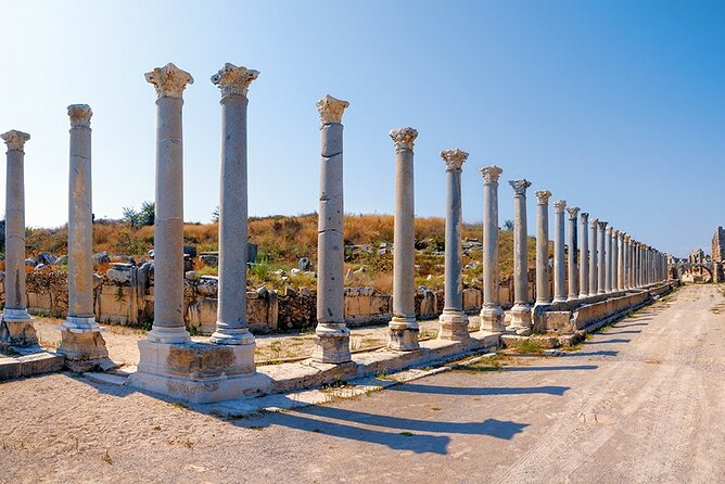 Perge Aspendos Aquaduct Side with Waterfall - Manavgat Waterfall changes the pace