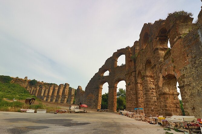 Perge Aspendos Aquaduct Side with Waterfall - Lunch and the real value of the $80 price