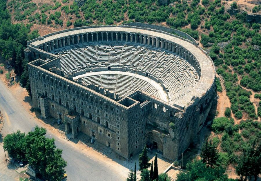 Perge, Aspendos, Side & Manavgat Waterfall Tour from Antalya - Aspendos and its remarkable theatre