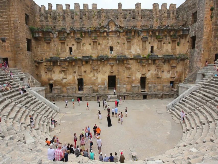 Perge, Aspendos, Side & Manavgat Waterfall Tour from Antalya - Side: ancient ruins beside the sea