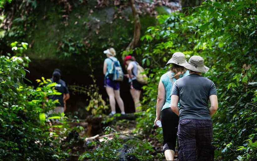 Phnom Kulen Waterfall & the Sacred 1000 Lingas (with Lunch) - The mountain road and first views
