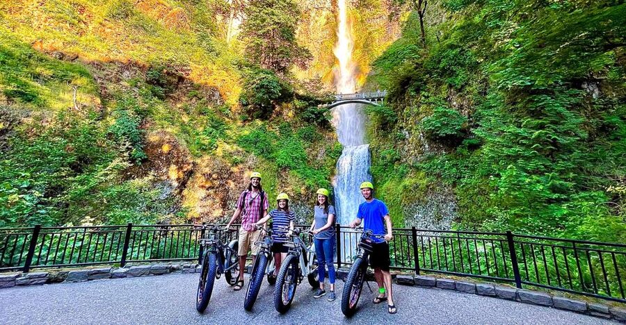 Portland: E-Bike Tour at Multnomah Falls - Getting started at 63006 NE Frontage Road