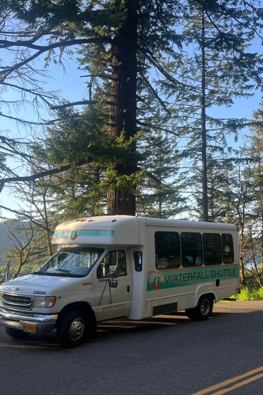 Portland: Multnomah Falls Sunset Guided Tour of 5 Waterfalls - From Portland hotels to Horsetail Falls