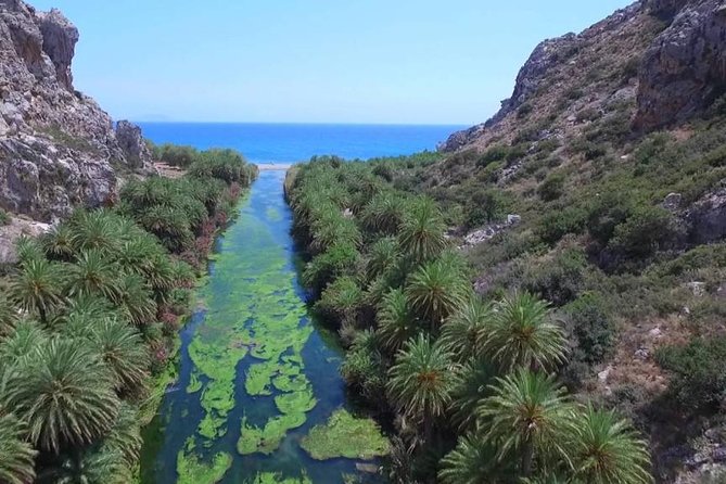 Preveli Beach and Damnoni Kourtaliotikowaterfalls from Rethymno - Three southern Crete sights in one long day