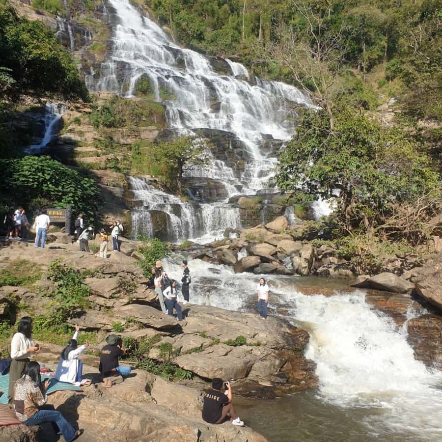 Private Day Tour Doi Inthanon With Mae Ya Waterfall - Mae Ya Waterfall closes the sightseeing