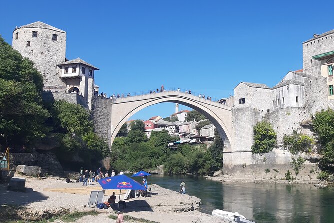 Private Day Tour to Mostar, Pocitelj and Kravica Waterfalls - Mostar: three hours around the Old Bridge