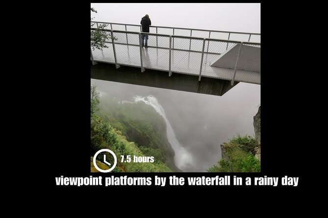 Private day tour to the Vorings Waterfall— Norway's most visited - The optional hike to the plunge pool