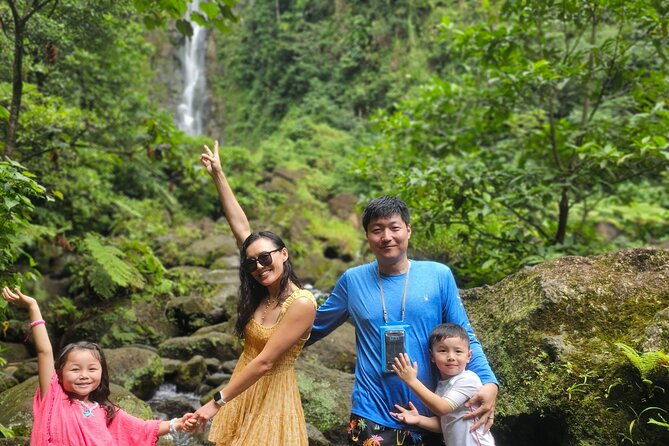 Private Fresh Water Lake, Waterfalls And Hot Springs Excursion - Ti Kwen Glo Cho: warm water and volcanic mud