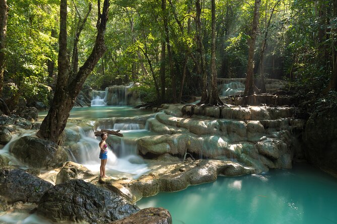 Private Kanchanaburi Erawan Waterfall&Thai-Burma Death Railway Tour from Bangkok - Erawan Waterfall: the day’s refreshing reward