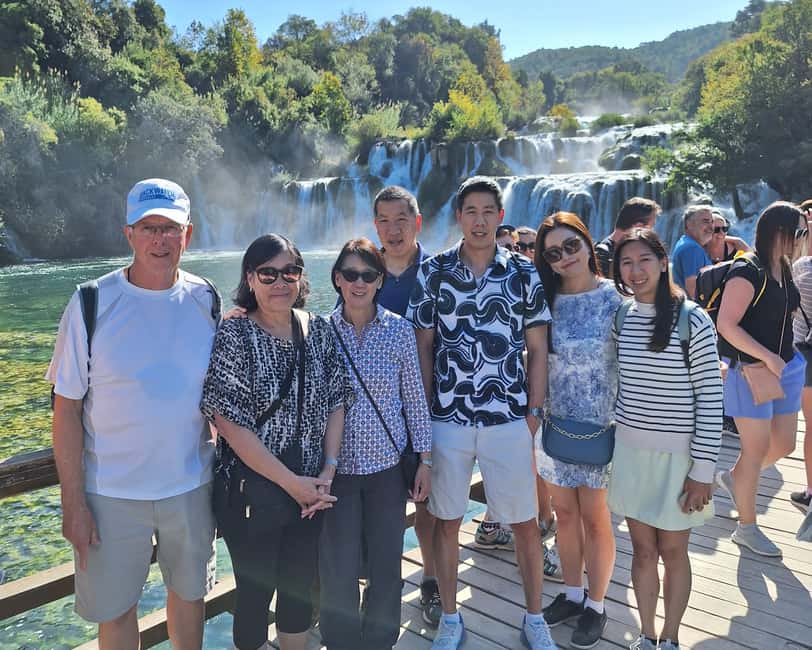 Private Krka falls tour from Split with Wine Tasting & Lunch - Two hours beside the Krka waterfalls