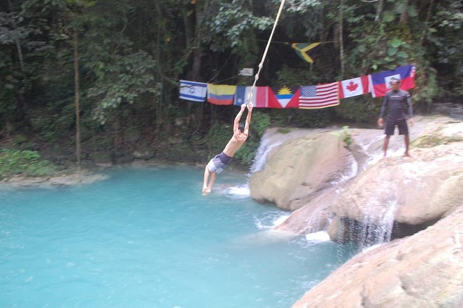 Private Tour From Ocho Rios To Blue Hole Secret Falls and Shopping - Entering The Blue Hole And Secret Falls
