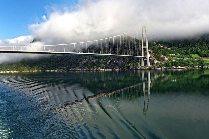 Private tour - Hardangerfjord, Voss Gondola & 4 Great Waterfalls - Hardanger Bridge is a brief but striking stop