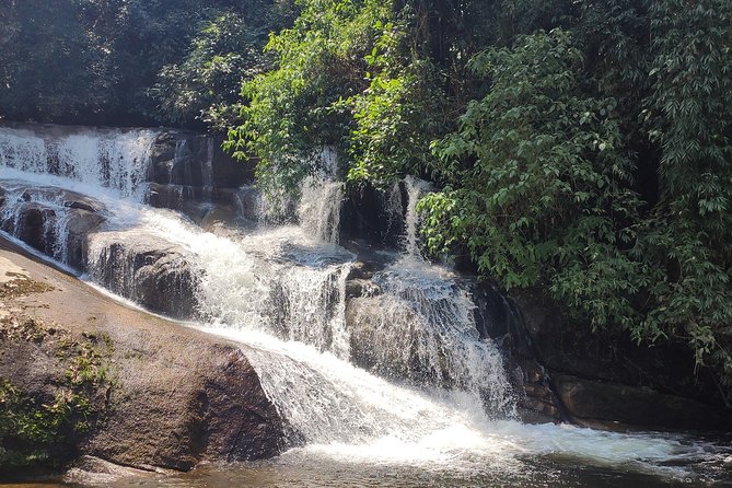 Private Waterfalls and Still Jeep 4x4 6hrs by Jango Paraty - Pedra Branca: the first waterfall and forest setting