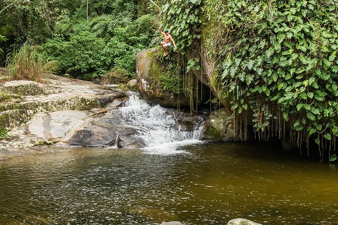 Private Waterfalls and Still Jeep 4x4 6hrs by Jango Paraty - Tobogã Waterfall: Paraty’s natural water slide