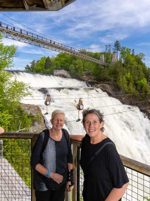 Quebec City: Montmorency Falls and Microbrewery eBike Tour - Riding the Corridor du Littoral beside the river