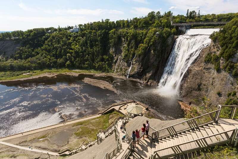 Quebec City: Montmorency Falls with Cable Car Ride - Starting at the Manufacture and the lower park