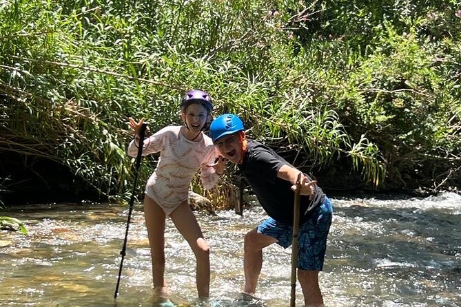 River Trekking at Kourtaliotiko Gorge Waterfalls to Preveli Beach - Preveli Palm Beach and the final swim