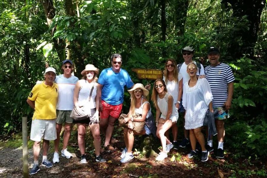 Roseau: Middleham Falls Hike & Titou Gorge Half-Day Trip - From Roseau to the rainforest trailhead