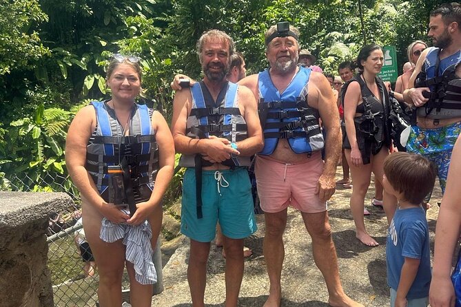 Roseau Rainforest Adventure to Waterfalls & water canyon swimming - Wotten Waven shows Dominica’s volcanic side