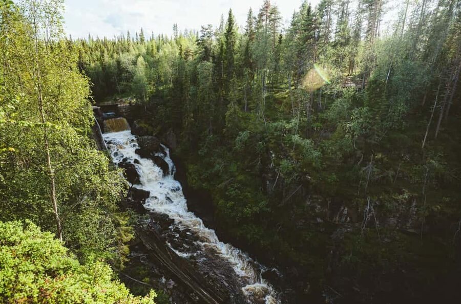 Rovaniemi: Auttiköngäs Waterfall Hike & Wilderness BBQ - Key points at a glance