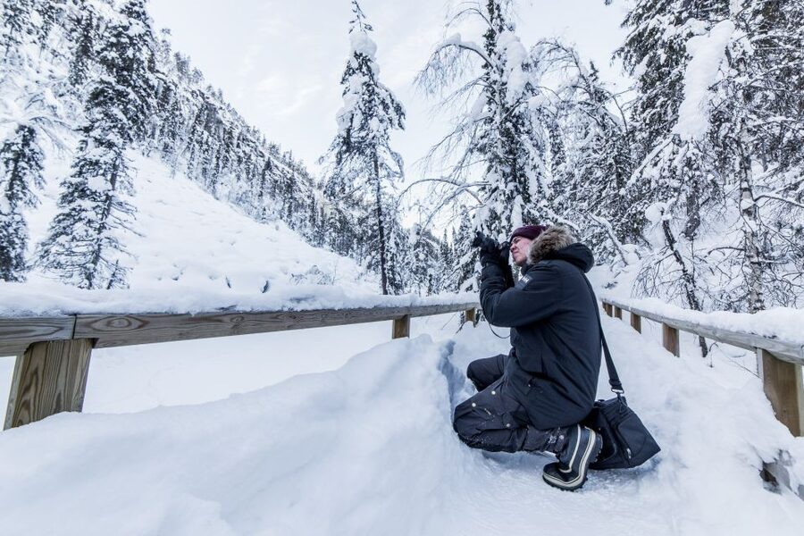 Rovaniemi: Frozen Waterfalls of Korouoma Canyon & Pro Photos - Photos that save your phone from doing all the work