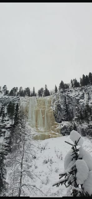Rovaniemi: Korouoma Frozen Waterfalls Hike & Hot BBQ Lunch - Four hours among ice walls and frozen waterfalls