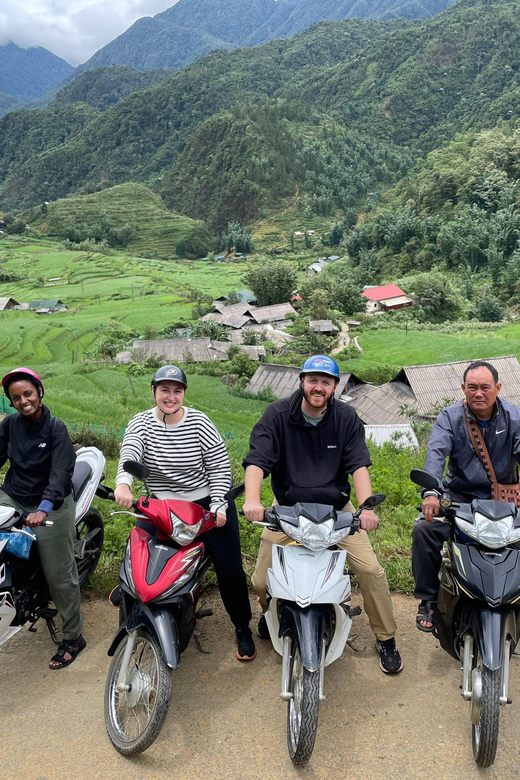 Sapa: Motorbike Tour 1 Day Visit Waterfalls & Local Villages - Lonely Tree and the first big photo stop