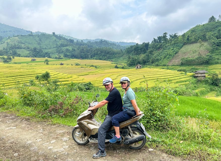 Sapa: Motorbike Tour 1 Day Visit Waterfalls & Local Villages - Silver Waterfall and a one-kilometer walk