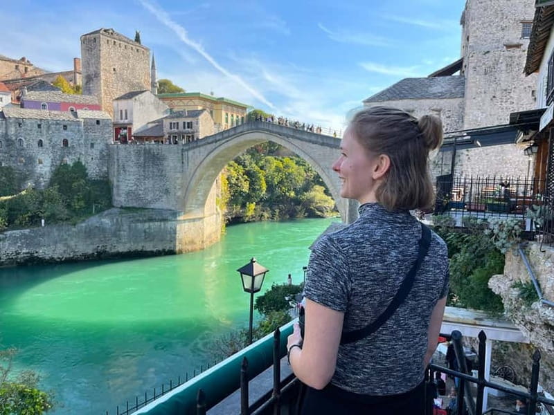 Sarajevo: Mostar, Konjic, Pocitelj, Blagaj Skywalk Waterfall - Fortica Skywalk above Mostar