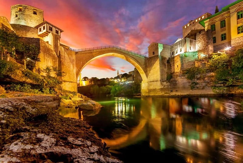 Sarajevo: Mostar, Konjic, Pocitelj, Blagaj Skywalk Waterfall - Jablanica and the story behind the bridge