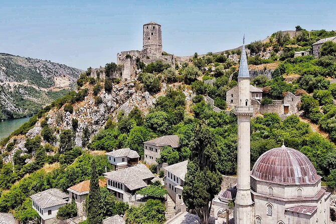 Sarajevo: Mostar, Konjic, Sufi House, Pocitelj & Kravice Falls - The Crooked Bridge, hamam, and mosque