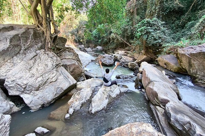 Secret Waterfall and Bamboo Rafting from Chiang Mai - The Wang River by bamboo raft