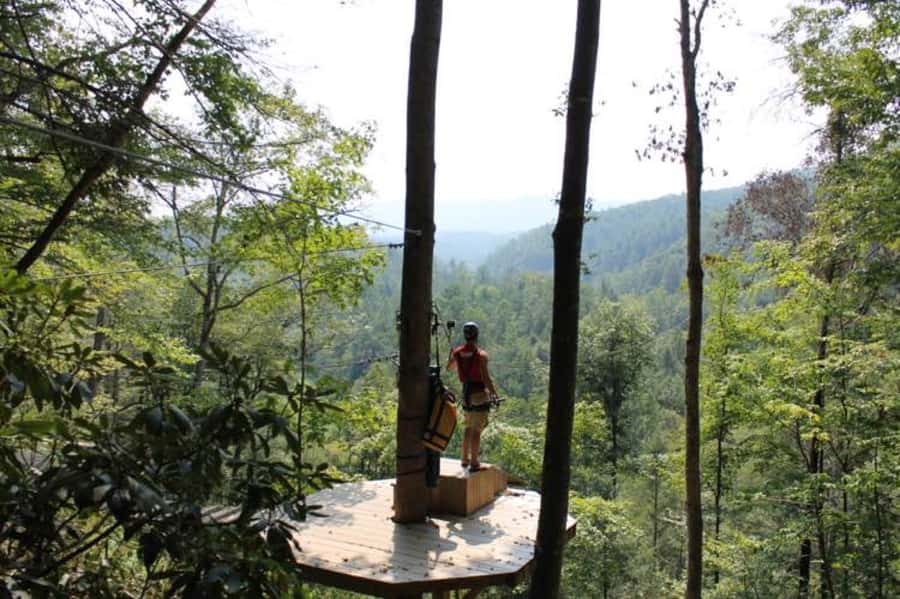 Sevierville: Waterfall Canopy Zip Lining in Smoky Mountains - Is $98 a fair price?