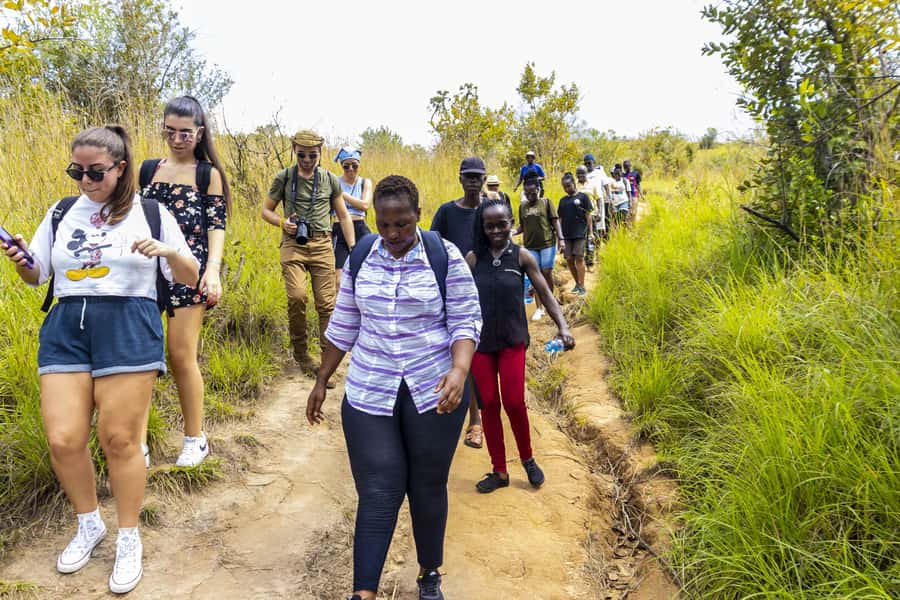 Shimba Hills Day Safari & Sheldrick Falls Hike Private Tour - Leaving the coast in a private safari vehicle