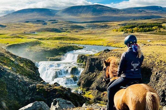 Short Riding Tour with Eye-Catching Photos at Waterfall - Riding toward Reykjafoss and Brandgil