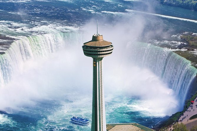 Skylon Tower, Niagara Falls Ontario Observation Deck Admission - The 52-second glass elevator ride