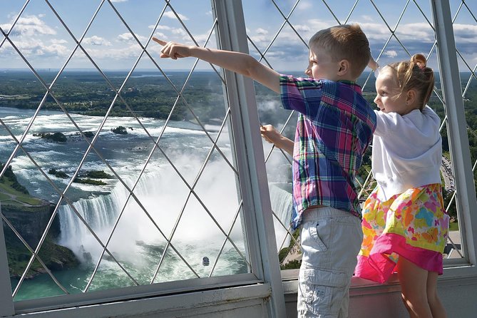 Skylon Tower, Niagara Falls Ontario Observation Deck Admission - What you see from 775 feet above the falls