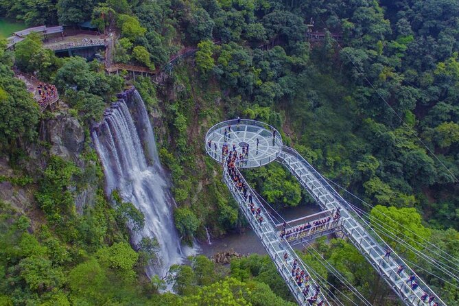 Skywalk Glass Bridge and Waterfall Ravine Half Day Private Tour - Leaving Guangzhou for Gulong Gorge