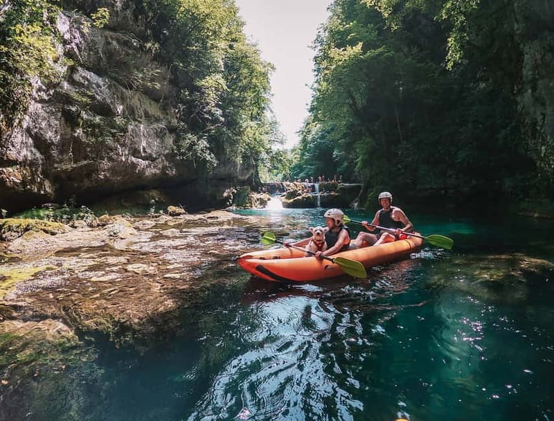 Slunj: River and Waterfalls Kayaking on Mrežnica river - The final stretch and return to Hotel Mirjana & Rastoke
