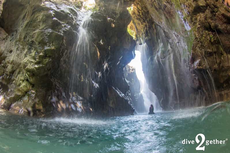 Snorkel trip to the Kourtaliotiko Waterfalls Plakias - The waterfall lagoon and snorkeling session